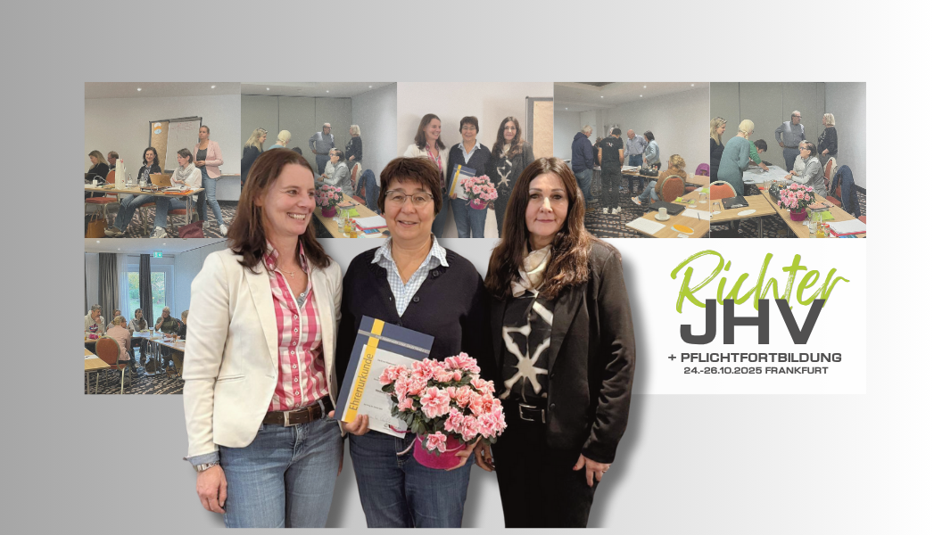 Richterjahreshauptversammlung und Pflichtfortbildung 2025